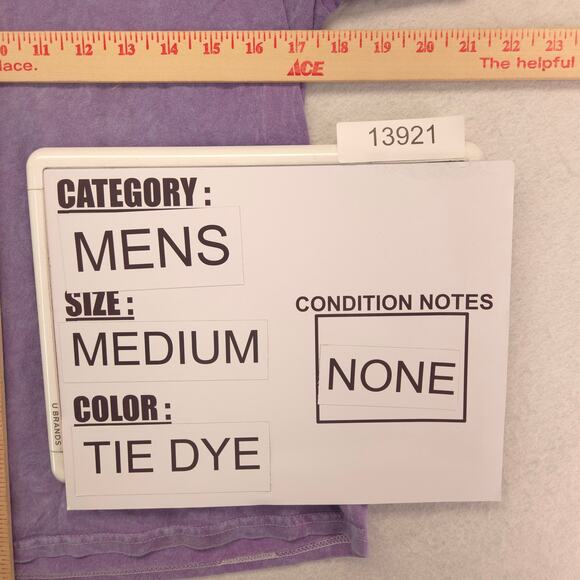 Playboy Graphic Casual Short Sleeve Crew Neck T Shirt Mens Size Medium M Tie Dye - Picture 8 of 9